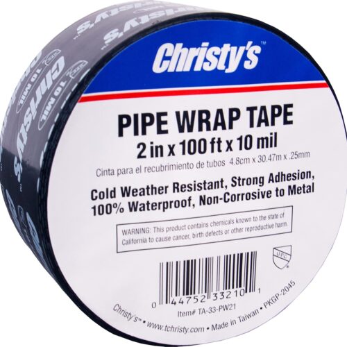 Christy’s 10Mil Pipe Wrap Tape, 2″ x 100′