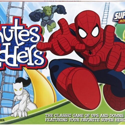 Hasbro Gaming Chutes and Ladders: Marvel Spider-Man Edition Board Game for Kids 2-4 Players, Preschool Games, Ages 3 and Up (Amazon Exclusive)