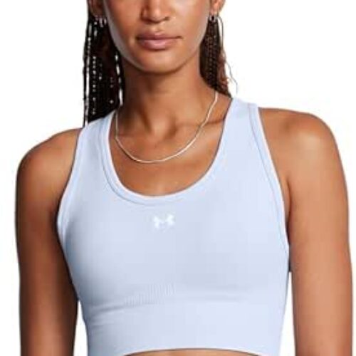 Under Armour Womens Vanish Seamless Mid Sports Bra – Medium Impact Support XL