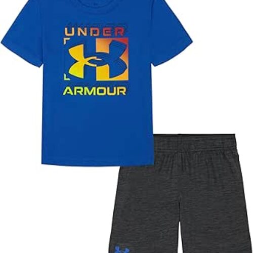 Under Armour UA LOGO CARD SET, PHOTON BLUE/BLACK TWIST, 4