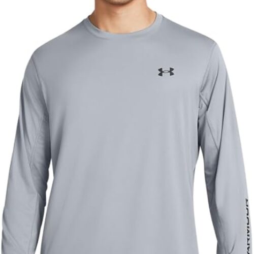 Under Armour Men’s Drift Tide Knit Long-Sleeve T-Shirt, (035) Steel/Anthracite/Anthracite, X-Large