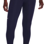 Under Armour Women's Movement Ankle Leggings, (410) Midnight Navy / / Metallic Silver, X-Large