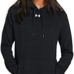 Under Armour Women's Hustle Hoodie Black | White LG