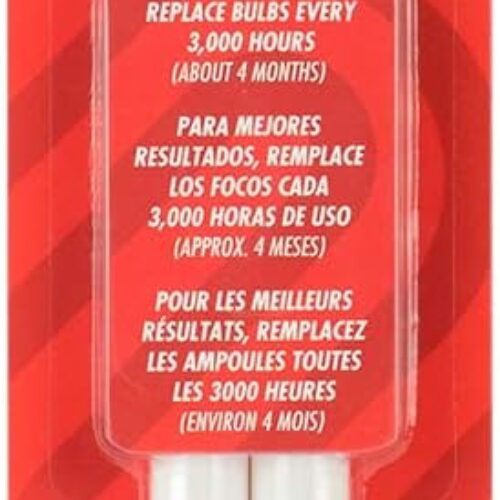 DynaTrap 32050 6-Watt UV Replacement Bulbs for 1 Acre DynaTrap Mosquito & Flying Insect Trap Models DT2000XL and DT2000XLP – 2 Bulbs,White