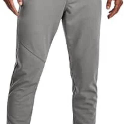 Under Armour Men’s Utility Baseball Straight Leg Pant Pipe 22, (080) Baseball Gray / / Black, 3X-Large