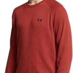 Under Armour Men's Waffle Max Long Sleeve Crew, (840) Earthen Orange / / Black, XX-Large