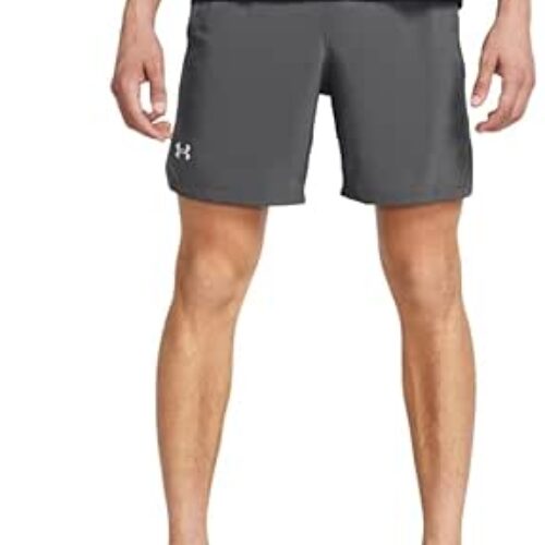 Under Armour Men’s Launch Run 9-inch Shorts, (025) Castlerock/Castlerock/Reflective, XX-Large