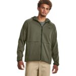 Under Armour Storm Twill Specialist Full-Zip Hoodie - Men's, Marine OD Green/Baroque Green, XL