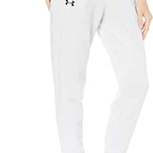 Under Armour Womens ArmourFleece Jogger, (014) Halo Gray Light Heather / / Black, Large
