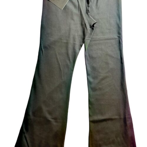 90 Degree By Reflex Womens Interlock Chelsea Elastic Free Flared V-Back Flare Leg Pant – Black – XS