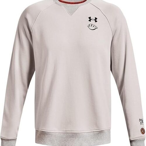 Under Armour Men’s LNY Terry Crew Sweater L Light Grey