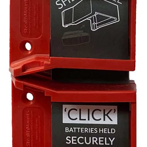 Stealthmounts Battery Mount Milwaukee M18 Red 6Pk