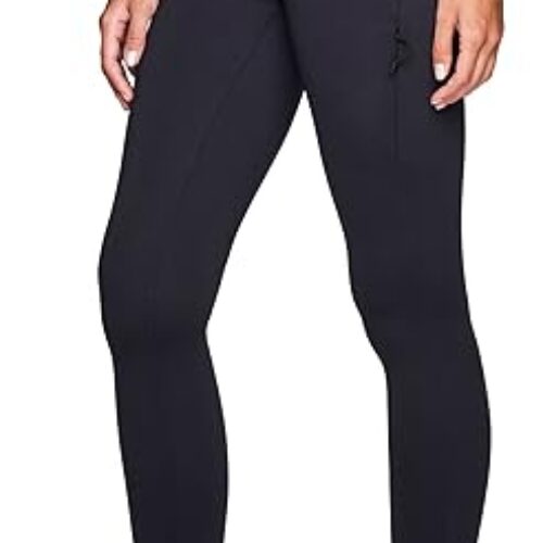 Avalanche Women’s Flare Legging, Buttery Soft Squat Proof Bootcut Yoga Pants with Pockets, Elastic Drawstring Waistband Flar Black