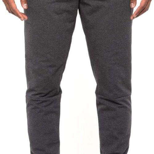 Reebok Men’s Double Time Jogger Pant (Charcoal Heather, Medium)