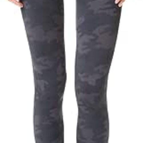 Spanx Look At Me Now Seamless Leggings Black Camo Small