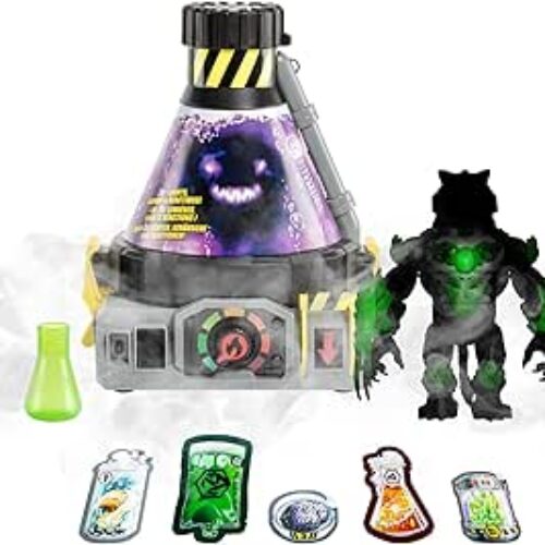Beast Lab – Stealth Strike Big Cat Beast Creator. Add Ingredients & Follow Experiment’s Steps to Create Your Beast! with Bio Mist & 80+ Lights, Sounds & Reactions – Style May Vary | Amazon Exclusive