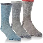 Omni-Wool Men's Merino Wool Mid-Weight Hikers Socks, Large, 3 Pairs