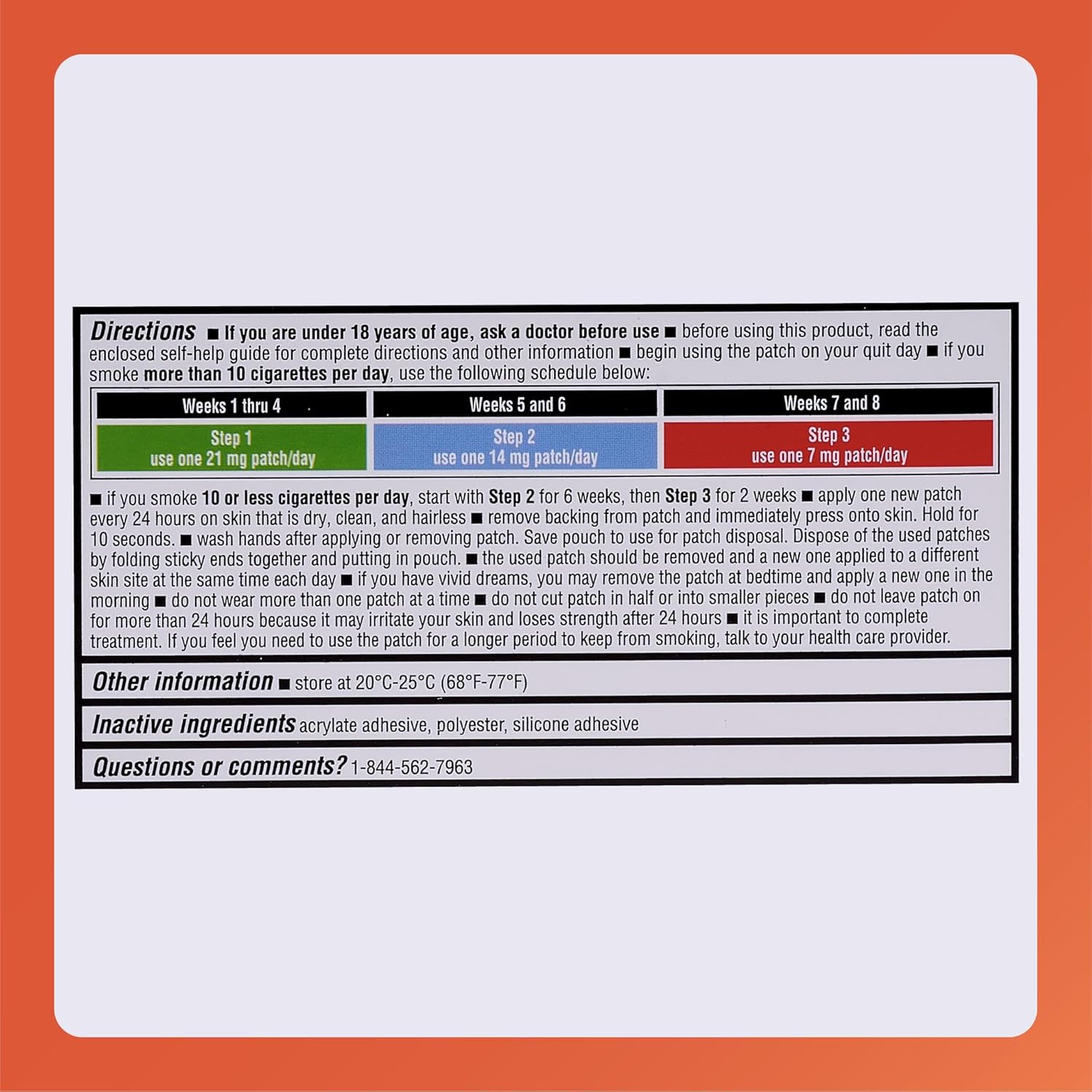 Rugby Clear Nicotine Patches - 14mg Transdermal System Patch - Smoking or Vaping Quitting Aid - Step 2 - 14 Count (1-Pack) - Image 4