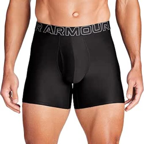Under Armour Men’s Multi-Pack Standard Tech Boxer Brief, 6″ Inseam, All-Day Comfort & Ultra-Soft