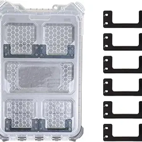 StealthMounts Mounting Cleats for Milwaukee Packout (6 Pack) Black | Mounting Cleats for Milwaukee Packout | Made in The UK