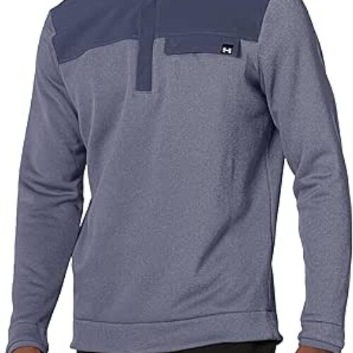 Under Armour Mens Storm Sweaterfleece Half Zip, (044) Downpour Gray / / White, Large