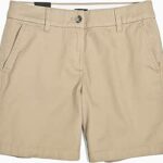 J.Crew Mercantile Women's 7" Classic Chino Short (12, Light Khaki)