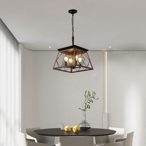 Farmhouse Chandelier 4 Lights Vintage Antique Chandelier Lamps -no Bulbs-Unusable Platform – Temu